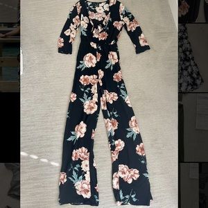 Forever 21 Floral Jumpsuit (S)